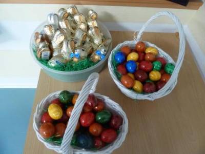 Ostereier fr die Bewohner der Lebenshilfe Heiligenhaus